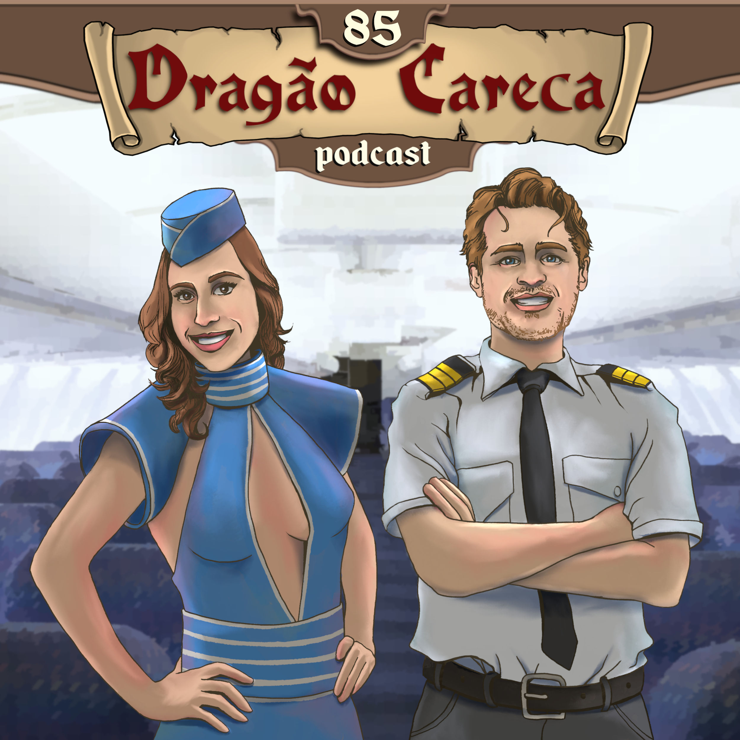 DC 85 - Montando a ficha - Piloto & comissária: profissões à rasantes! episode artwork