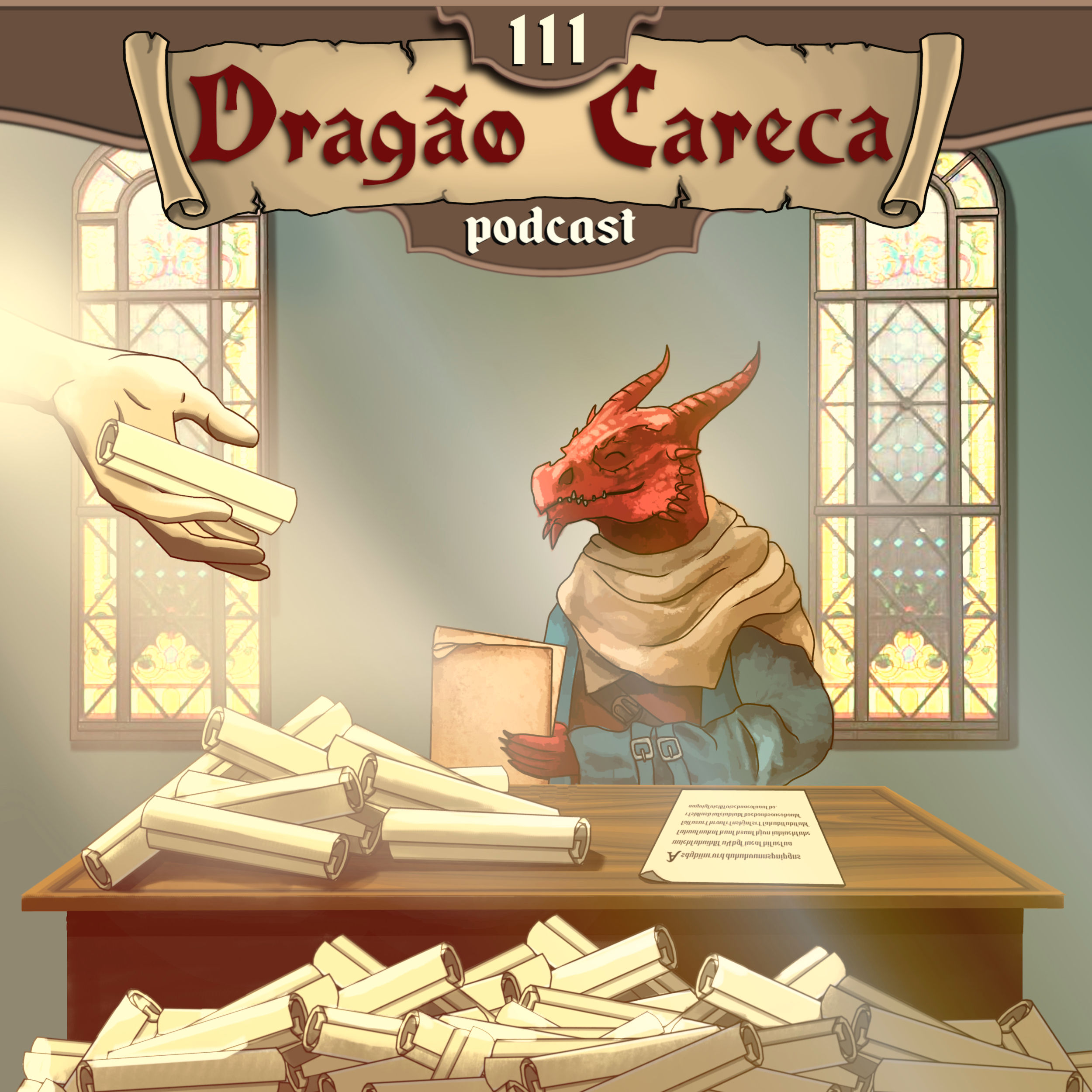 DC 111 - Leitura de pergaminhos - A mãe na jacuzzi que desiste de tentar em 2017 episode artwork