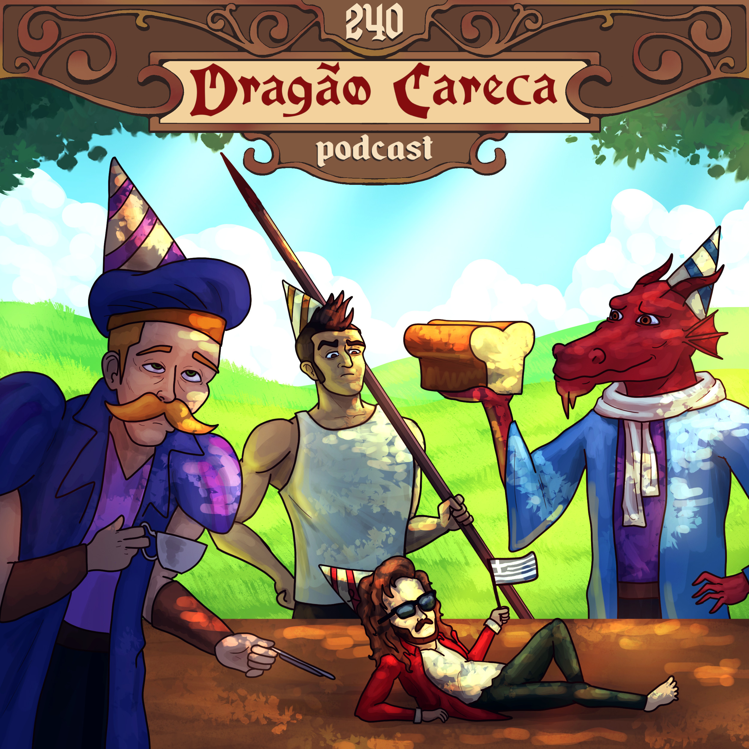 DC 240 - Feliz quinto Aniversário, Dragão Careca! episode artwork